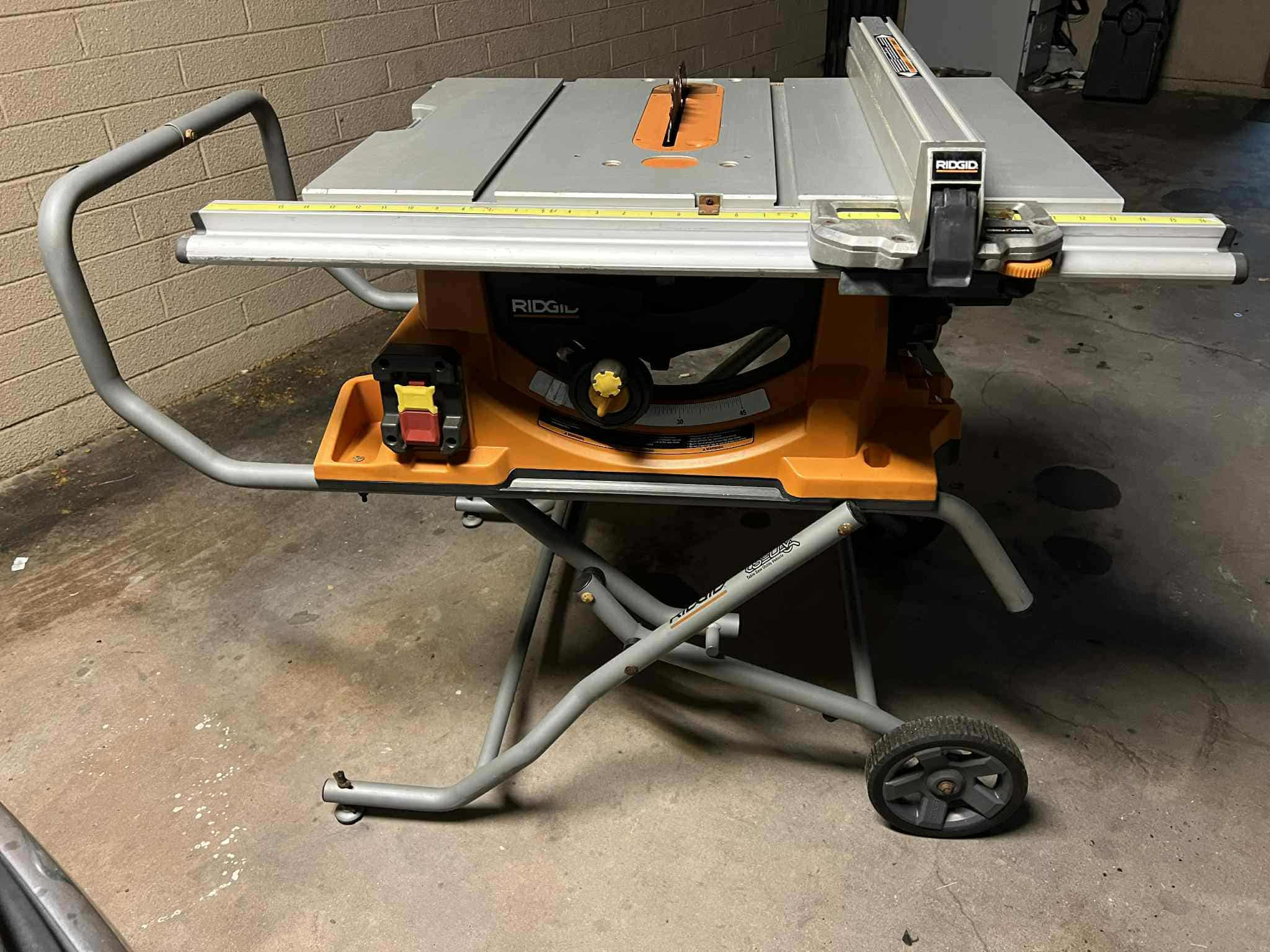 160$ TABLE. SAW. RIDGIE. 10". 15Amp