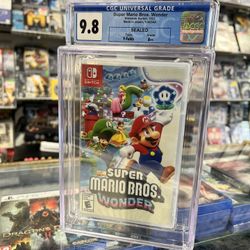 Super Mario Bros. Wonder Nintendo Switch Sealed New 1st Print CGC 9.8 A++ Graded