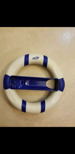 NERF NINTENDO WII RACING STEERING WHEEL REMOTE CONTROLLER.