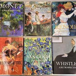 Large Artist Books HC/DJ - Monet, Renoir, Whistler, Van Gogh