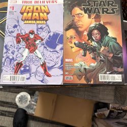 Ironman Armor Wars #1& Starwars Comic Books 