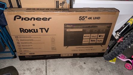 55” pioneer roku TV