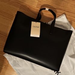 BRAND NEW CALPAK Haven Laptop Tote Bag in Black