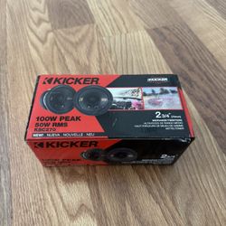 Kicker Speakers Midrange/ Tweeters 