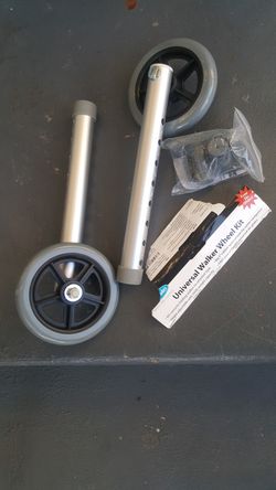 Walker wheel kit