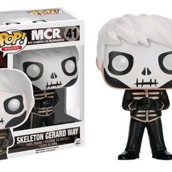 My Chemical Romance funko Pop new  In Box - Skeleton Gerard Way