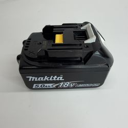 Makita 5.0AH 18V LXT Li-Ion  w/LED Charge Level Indicator