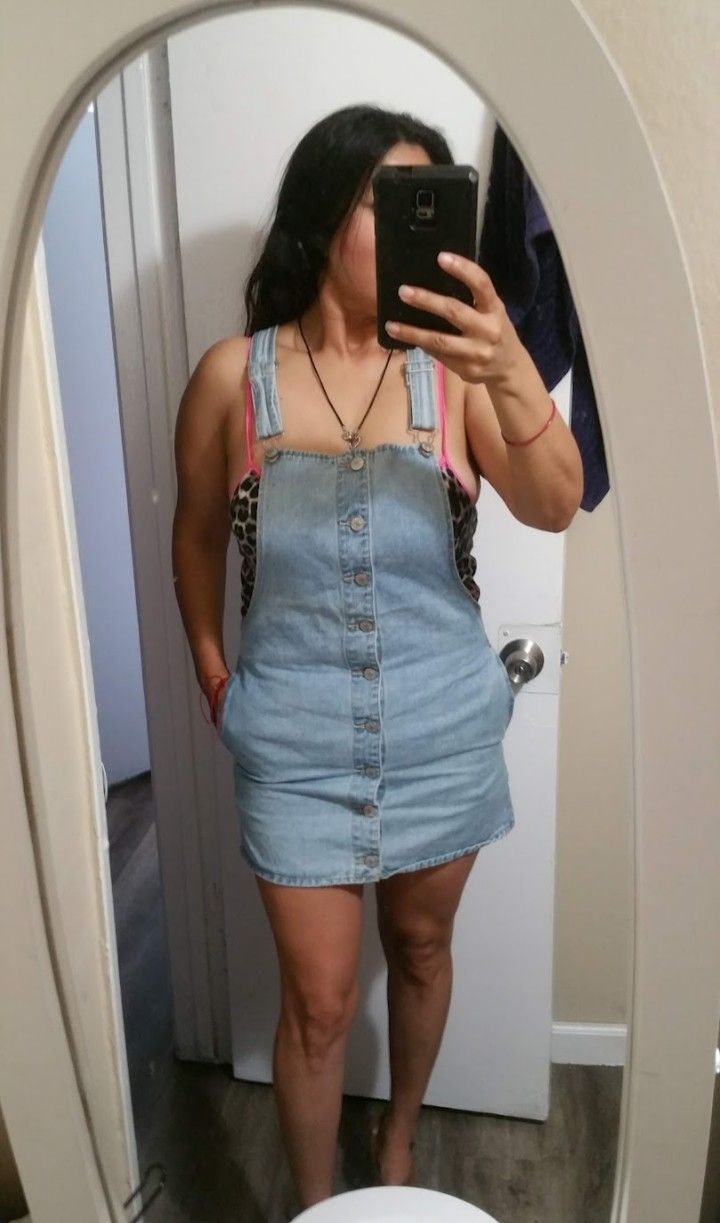 FOREVER21 Overall Dress Small/Vestido De Mesclilla Overall