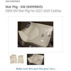 TAN Cadillac Escalade/ESV Mats