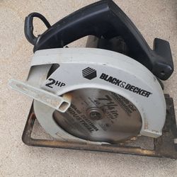 Black & Decker 2hp Circular Saw - See Description 