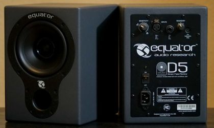 Equator Audio D5 Coaxial Powered Studio Monitors – Pair – Excellent Condition