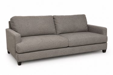 Selling a modern gray-taupe couch