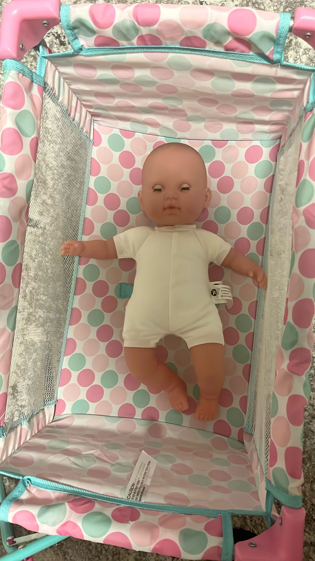 Baby Doll Set With Extras! So Cute! Great Condition!