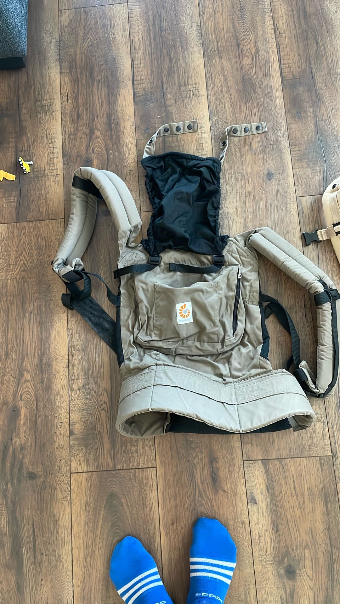Black And Brown Ergobaby Carrier