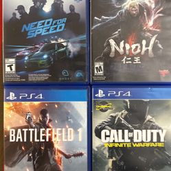 PlayStation PS4 Games