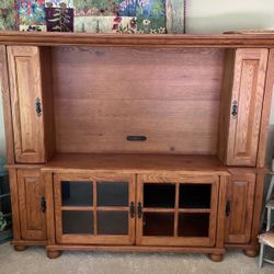 Oak Entertainment Center