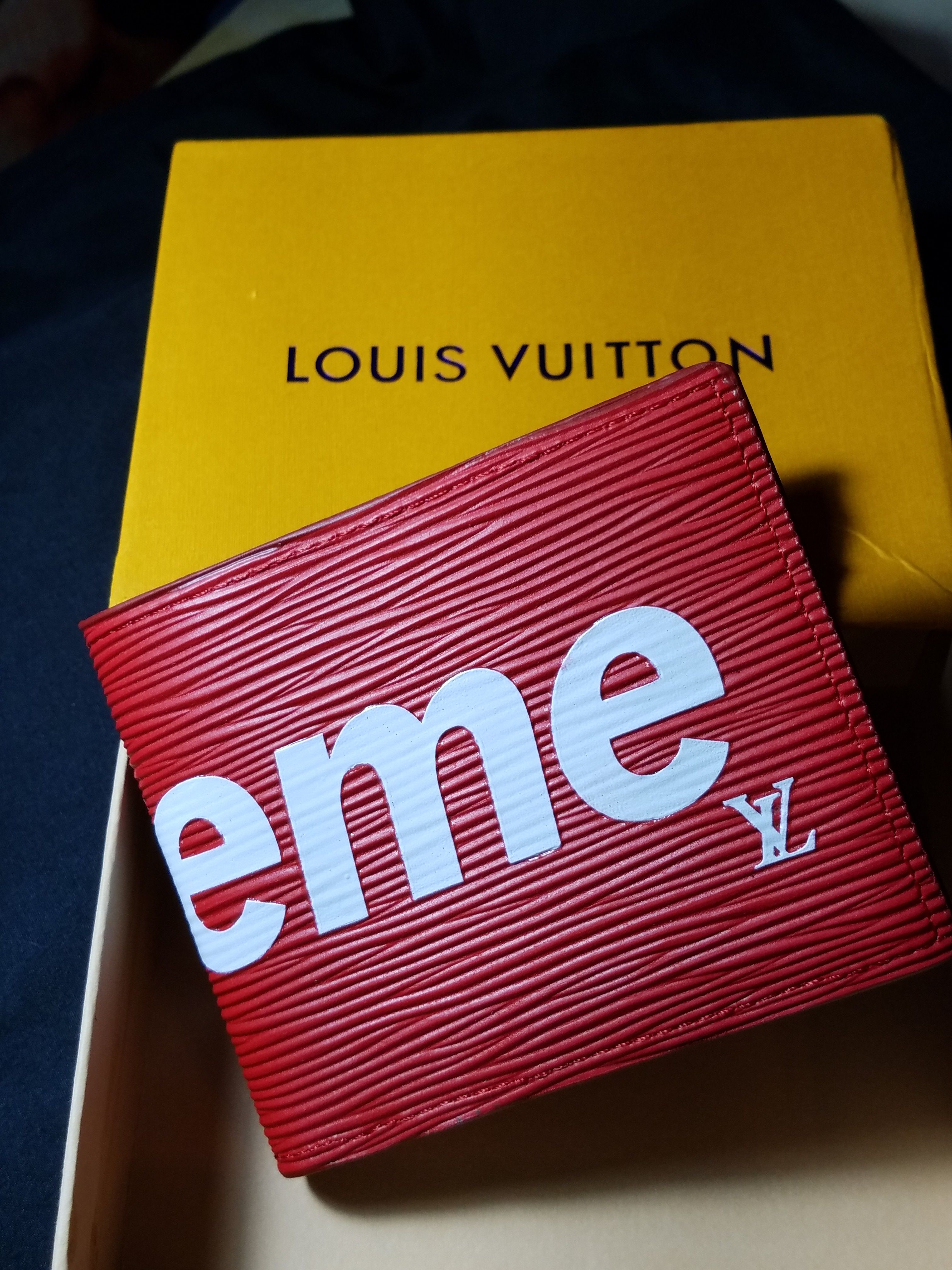 Supreme x LV Wallet in box for Sale in Haddon Heights, NJ - OfferUp