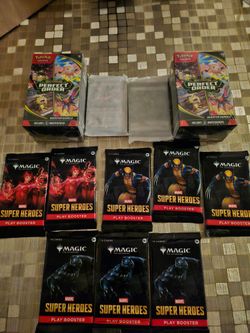 Pokémon cards and magic cards bundle