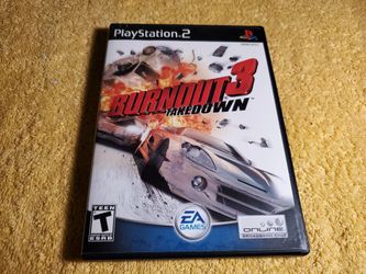 BURNOUT 3 TAKEDOWN PS2 GAME COMPLETE