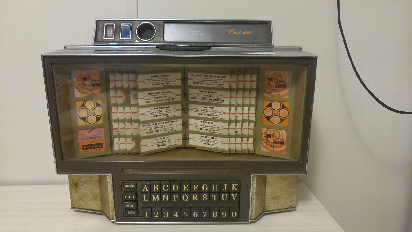 Vintage Rowe AMI WRA-200 Wall Box Jukebox Wallette Table Top Selector