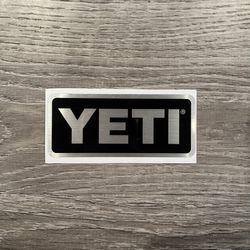 Yeti Rambler Badge Replacement (Black)