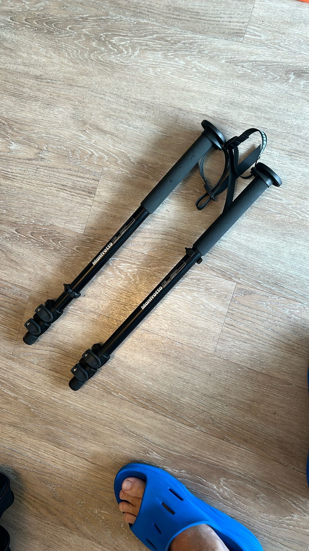 (two) Manfrotto 290 Monopods