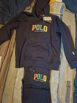 Kids Navy Polo Ralph Lauren  jogger set