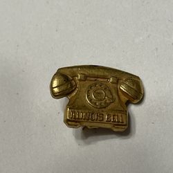 Illinois bell vintage phone pin