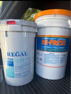 Pool 100 lbs Shock and 50 lbs tablet