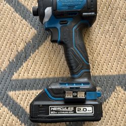 Hercules Impact Drill With Fully Charge. Battery Works Great Looks Great. $60