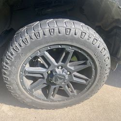 2 Original Toyota Tundra Black Rims With Tires