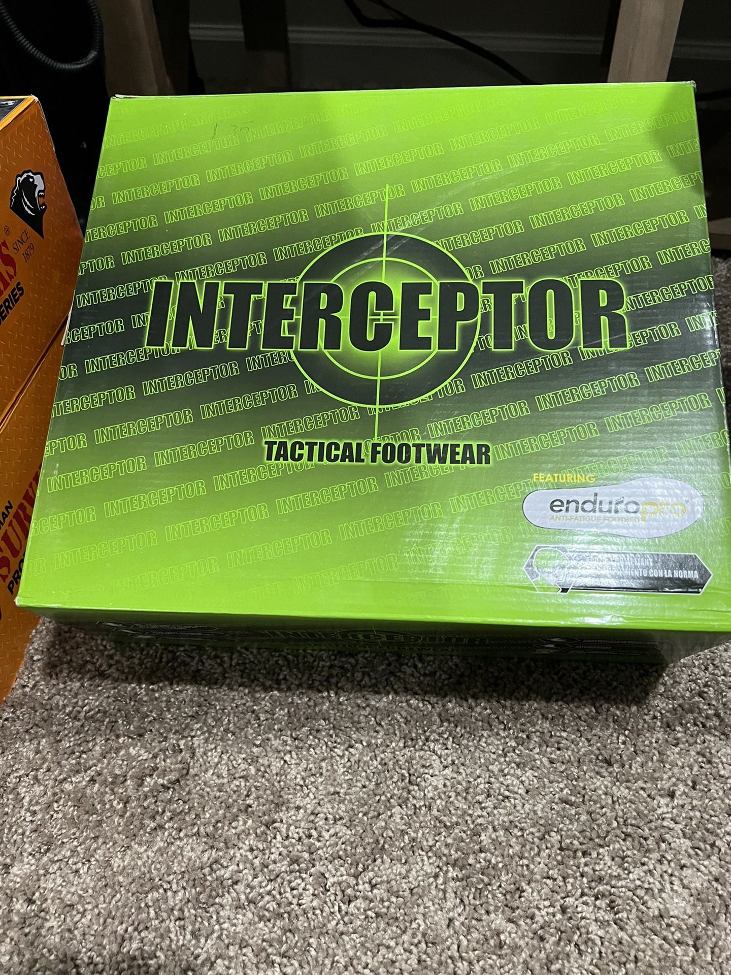 Interceptor Men’s Frontier 6” Soft Toe Tactical Boots Size 7.5 And 11 Color Coyote