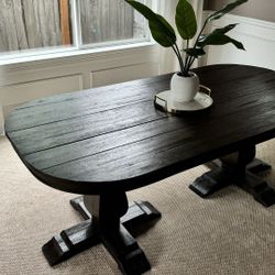 Oval Wood Dining Table 
