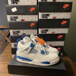 Jordan 4 Military Blue Sizes Below 