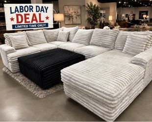 (ANY COLOR) USA Made Custom Super Plush Sectional