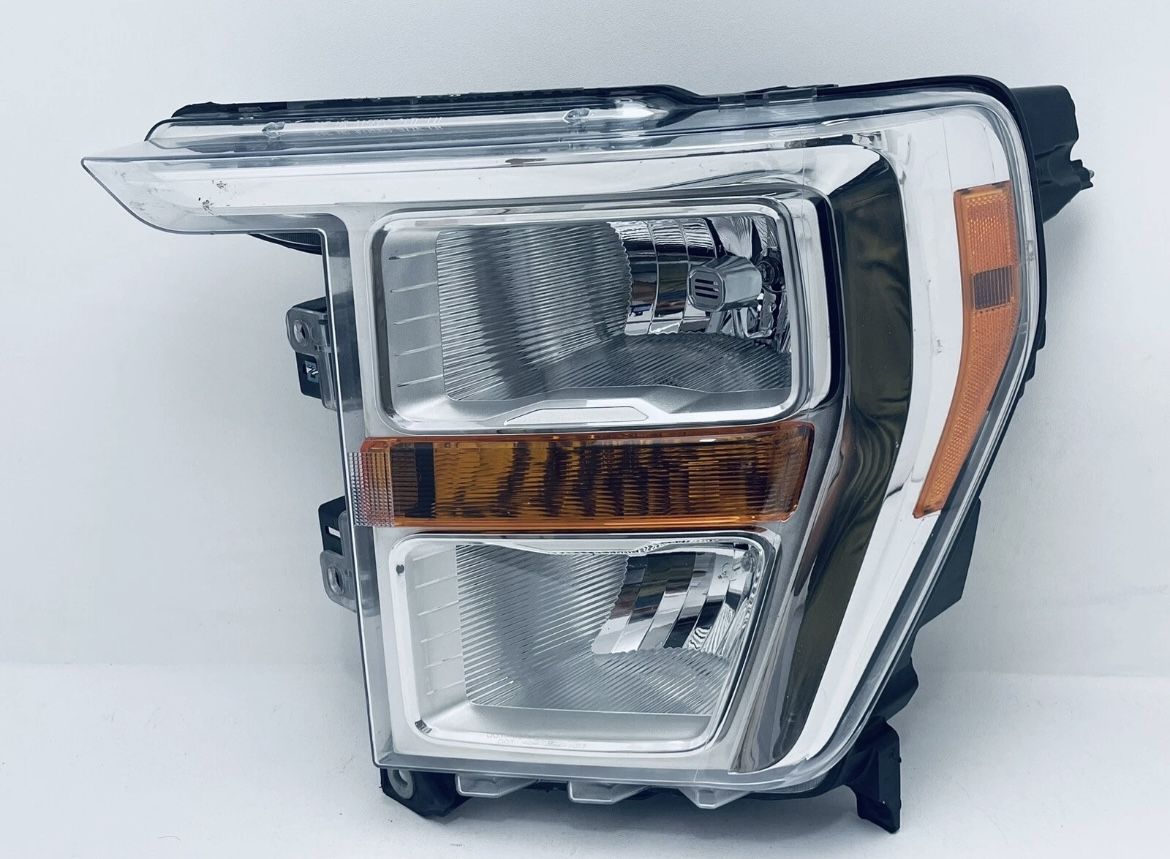 2021-2023 FORD F150 LEFT DRIVER SIDE HEADLIGHT HALOGEN OEM CHROME
