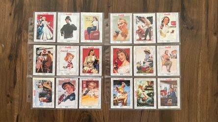 Coca cola collection cards:1949,50,51,52,53,