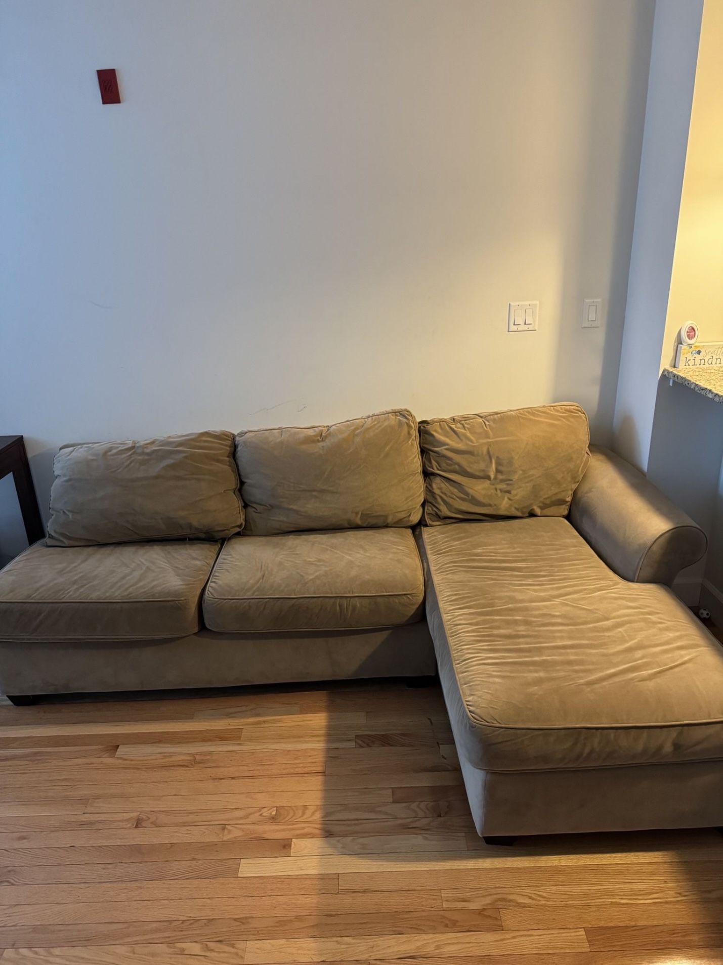 L shaped couch