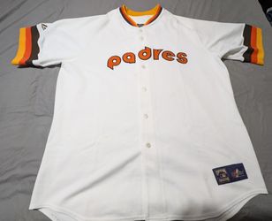 Vintage Majestic Cooperstown Collection Throwback San Diego Padres Jersey Size Men's 2XL