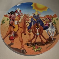Vintage 1998 Western Ronald McDonald collector plate 9 1/2 in.