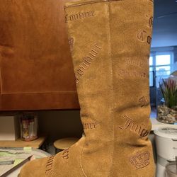 Juicy Couture Suede Boots, Size 9 Women’s 