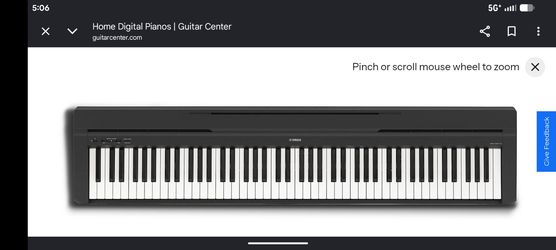 Yamaha 88 keyboard