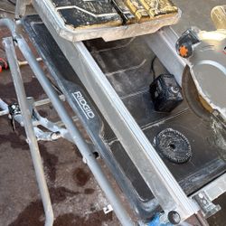Tile Saw Ridgid