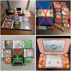 Nintendo 2DS XL Console handheld systems AVAILABLE!!!3 DS DS video game lot read description please