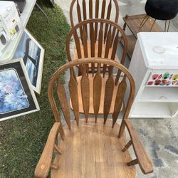 Wooden Chairs $5