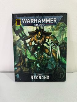 Games Workshop (1(contact info removed)86) Warhammer 40,000 Codex: Necrons SEALED