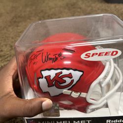 Signed NFL Sped Flex Helmet  Worth 1,000