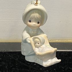 Vintage Enesco Precious Moments 1990  Dashing Through The Snow #521574