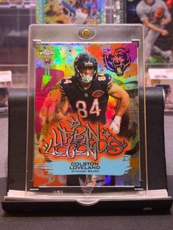 2025 Topps Chrome Colston Loveland Rookie Urban Legends SP Refractor Bears