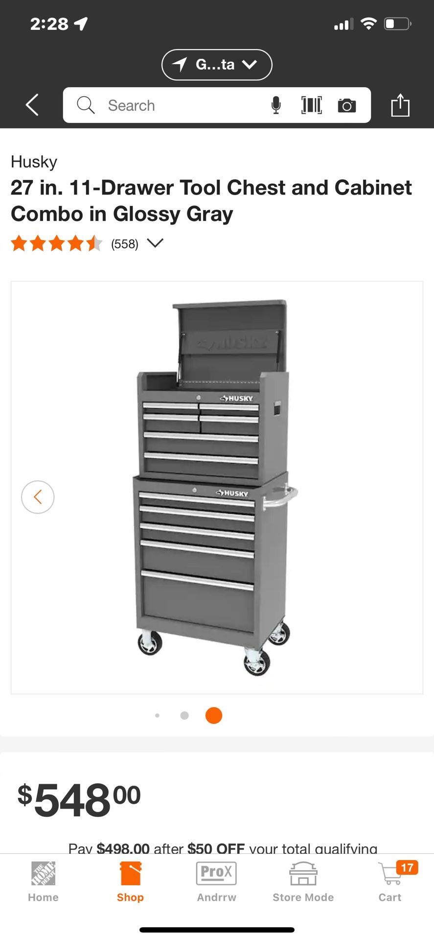 Husky Rolling Tool Box